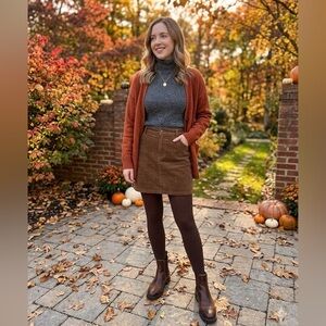 Kim Rogers Black/Gray Ribbed Turtleneck Sweater Size Large Classic Neutral